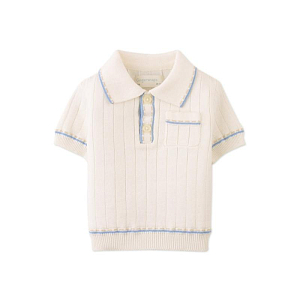 Футболка-поло для малышей Джинджерснэпс (Gingersnaps) "Рейнер", белая