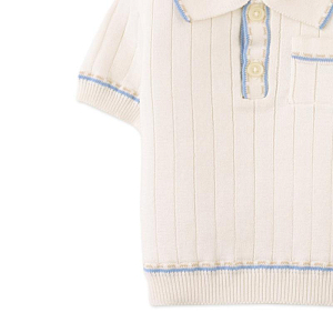 Футболка-поло для малышей Джинджерснэпс (Gingersnaps) "Рейнер", белая