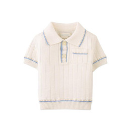 Футболка-поло для малышей Джинджерснэпс (Gingersnaps) "Рейнер", белая