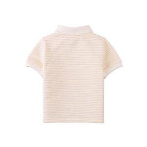Футболка-поло для малышей Джинджерснэпс (Gingersnaps) "Эрен", персиковые полоски
