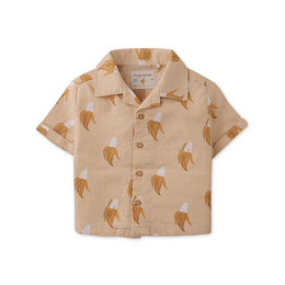 Рубашка для малышей с коротким рукавом Джинджерснэпс (Gingersnaps) "Экко", банановый пунш