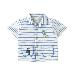 Рубашка для малышей из джерси Джинджерснэпс (Gingersnaps) "Бэн", морской курорт