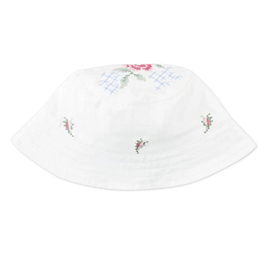 Панама с вышивкой Джинджерснэпс (Gingersnaps) "Ария", снежные розы