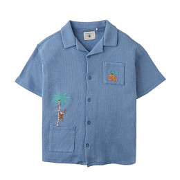 Рубашка с коротким рукавом Джинджерснэпс (Gingersnaps) "Томми", голубой туман