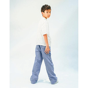 Брюки карго джинсовые Джинджерснэпс (Gingersnaps) "Прим", голубые