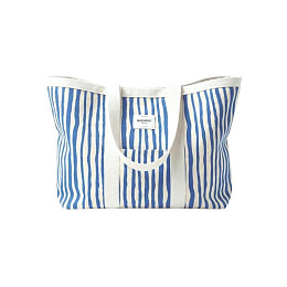 Сумка для пляжа Бадавии Бичвеа (Badawii Beachwear), синие полоски, 65 х 35 см