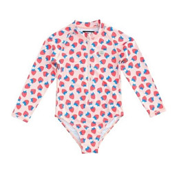 Купальник с длинным рукавом Бадавии Бичвеа (Badawii Beachwear), спелая клубника