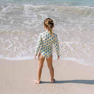 Купальник с длинным рукавом Бадавии Бичвеа (Badawii Beachwear), солнечные ракушки