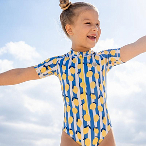 Купальник с коротким рукавом Бадавии Бичвеа (Badawii Beachwear), лимончелло