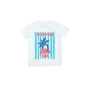 Футболка Бадавии Бичвеа (Badawii Beachwear) "Морской Витамин", белая