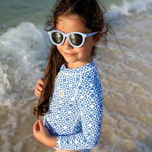 Солнцезащитные очки силиконовые Бадавии Бичвеа (Badawii Beachwear), голубые