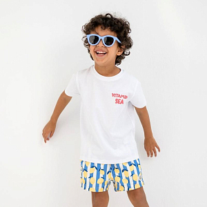 Солнцезащитные очки силиконовые Бадавии Бичвеа (Badawii Beachwear), голубые