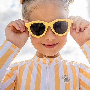 Солнцезащитные очки силиконовые Бадавии Бичвеа (Badawii Beachwear), желтые