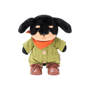 Собачка Lina TeddyTales, хранитель пограничного леса, Люк, брелок, XS, 15 см