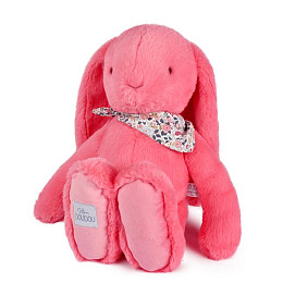 Мягкая игрушка Дуду э Компани (Doudou et Compagnie) "Кролик цветочный", коралловый, 50 см