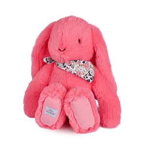 Мягкая игрушка Дуду э Компани (Doudou et Compagnie) "Кролик цветочный", коралловый, 25 см