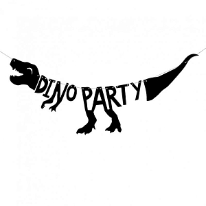 Гирлянда Пати Деко (Party Deco) "Динозавры" Dino Party, 20х90 см
