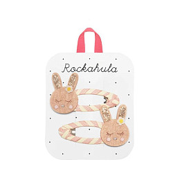 Набор заколок для волос Рокахула Кидс (Rockahula Kids) "Полосатый Кролик", 2 шт