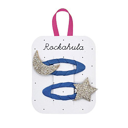 Набор заколок для волос Рокахула Кидс (Rockahula Kids) "Звездное Небо", 2 шт