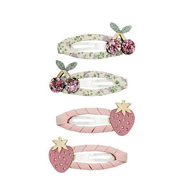 Набор заколок клик-клак Мими энд Лула (Mimi & Lula) "Летние Ягоды", 4 шт