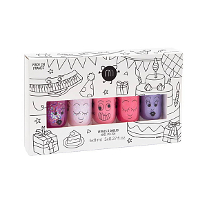 Лак для ногтей на водной основе нейлматик (nailmatic) "Печенье", конфетно-розовый, 7,9 мл