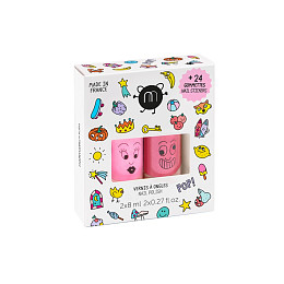 Набор лаков для ногтей нейлматик (nailmatic) "Долли, Китти", 2 шт