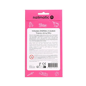 Набор временных татуировок для раскрашивания нейлматик (nailmatic) "Мир Магии", 12 шт