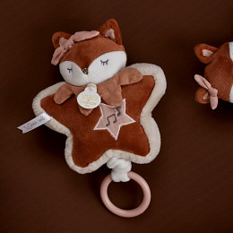 Мягкая игрушка Дуду э Компани (Doudou et Compagnie) "Лиса", персиковая