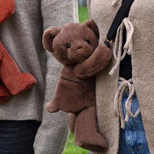 Мягкая игрушка-сумочка Дуду э Компани (Doudou et Compagnie) "Медведь", молочный шоколад