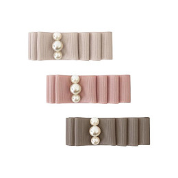 Набор заколок PGC03, коллекция "Pearl Grosgrain" (уцененный)