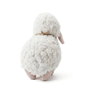Мягкая игрушка Orange Toys "Овечка Долли", с бубенчиком, молочная, 13 см