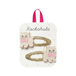 Набор заколок для волос Рокахула Кидс (Rockahula Kids) "Милый Котенок", 2 шт