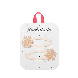 Набор заколок для волос Рокахула Кидс (Rockahula Kids) "Мерцающие Снежинки", 2 шт
