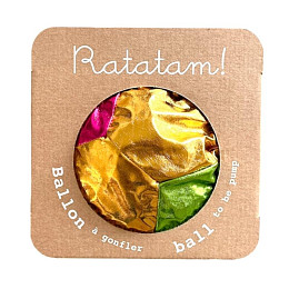Мяч Рататам (Ratatam) "Футбол", чистое золото, 22 см