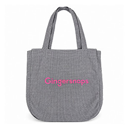 Сумка-тоут Джинджерснэпс (Gingersnaps), серая дымка