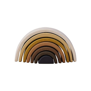 Деревянная пирамидка Радуга грез "Цвета кожи", дуги