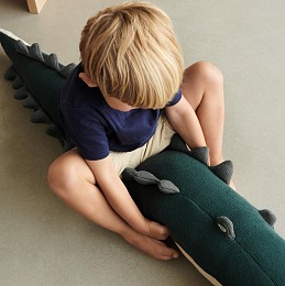 Вязаный игрушка LIEWOOD "Крокодил", зеленый, 125 см