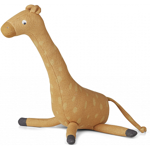 Вязаный игрушка LIEWOOD "Жираф", горчичный, 50 см