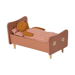 Деревянная кровать для мамы Мишки Тедди, розовая, '21 7*