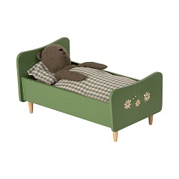 Деревянная кровать для папы Мишки Тедди, зеленая, '21 5*