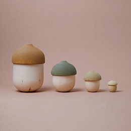 Деревянная матрешка Радуга Грез "Жёлудь"