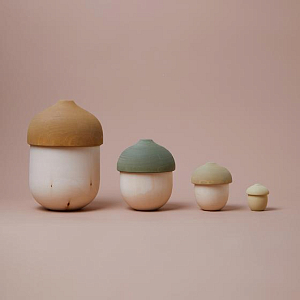 Деревянная матрешка Радуга Грез "Жёлудь"