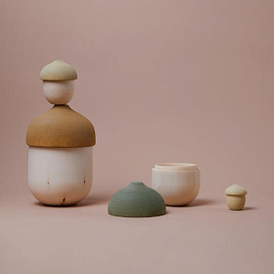 Деревянная матрешка Радуга Грез "Жёлудь"