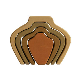 Деревянная пирамидка Радуга грез "Ваза", дуги