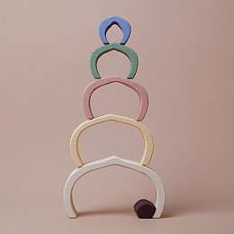 Деревянная пирамидка Радуга грез "Купола", дуги