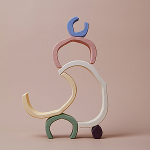 Деревянная пирамидка Радуга грез "Купола", дуги