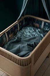 Бампер для детской кроватки Sebra "Сумерки", соломенно-бежевый