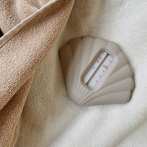 Детский термометр для ванны Konges Slojd "Ракушка", серый