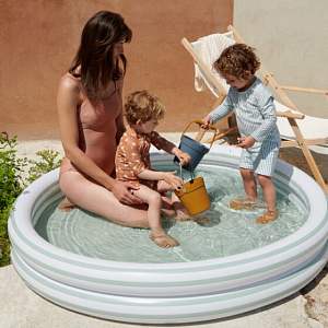 Детский надувной бассейн LIEWOOD "Конфетти", пыльно-розовый микс, большой