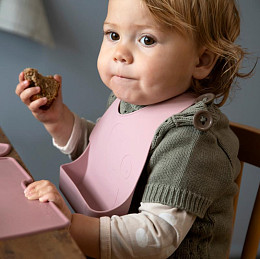 Набор нагрудников Sebra "Fanto", 2 шт, розовый